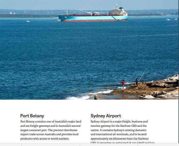 66 Planning Priority E9 Growing international trade gateways In giving effect to the draft Greater Sydney Region Plan, this Planning Priority delivers on Objective 16: Freight and logistics network