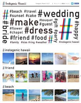 Instagenic Hawaii Campaign (link: http://instagenichawaii.