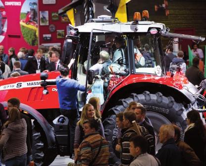 EXHIBITORS 2,802 exhibitors from 52 countries presented their machinery and technology for professional crop production.