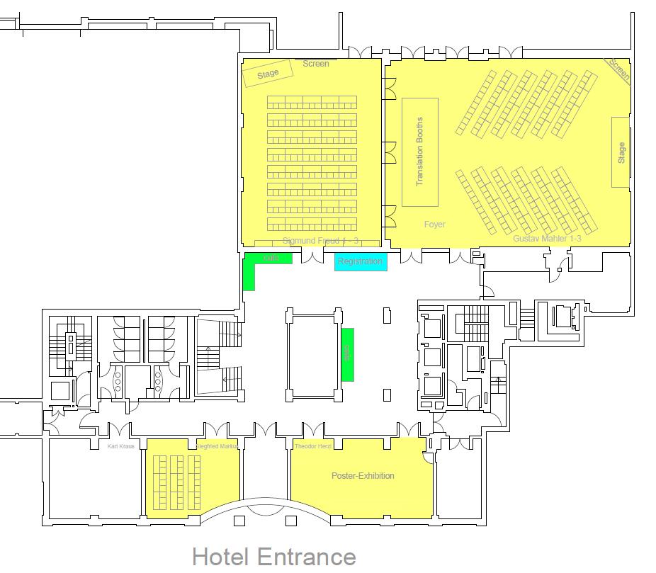 Venue Configuration for Thursday, May 7 th and Friday, May 8 th Sigmund Freud Gustav Mahler