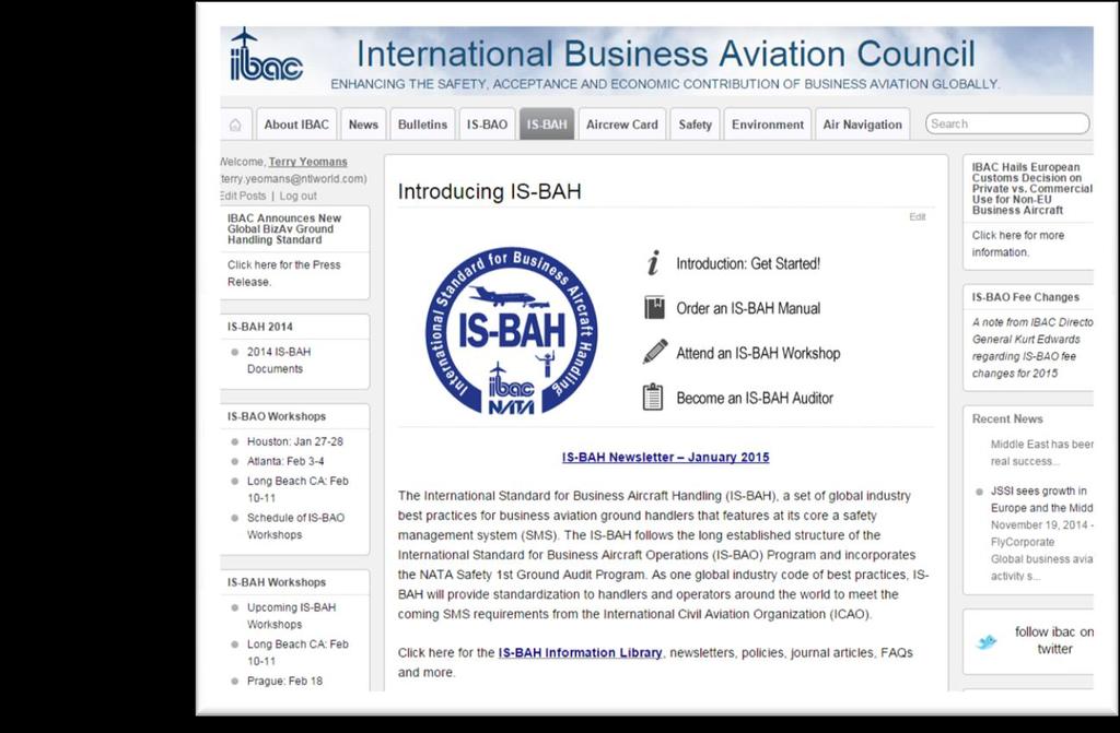 IS-BAH Website