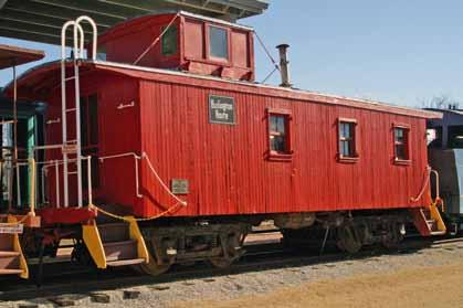 While waiting on a Thomas train to return, I read the CB&Q plaque again and began considering just how old our caboose is.