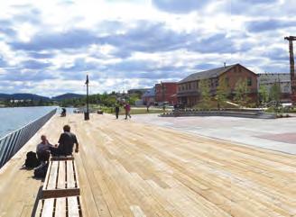 The Whitehorse waterfront is contributing to the