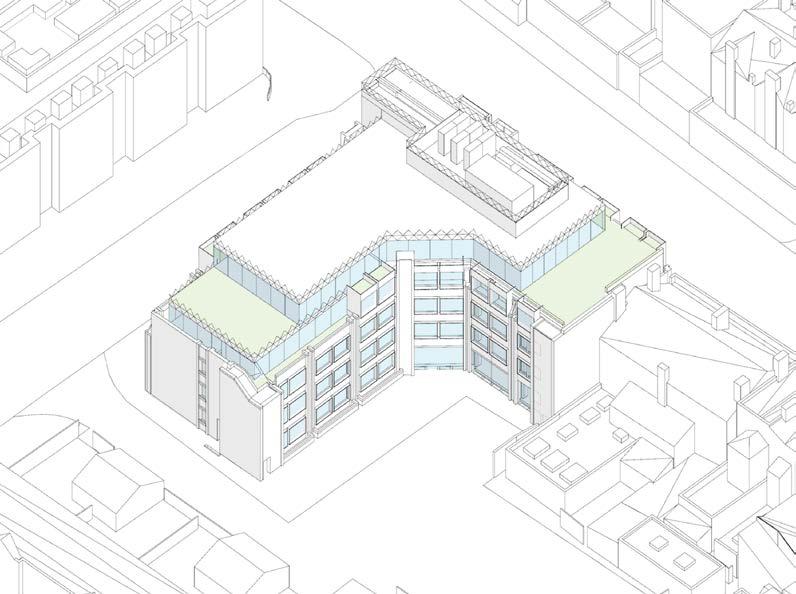16 DEVELOPMENT OPPORTUNITY OFFICE EXTENSION Potential Configuration Morrow & Lorraine Architects have considered potential extension schemes increasing the massing by circa 7,000 sq ft from the