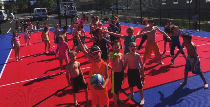 SUMMER 2018 CAMPS HAVE FUN! BE SAFE! WORK HARD! PLAY HARD! DAY CAMPS & SPORTS CAMPS Camp Themes and Activities Over 30,000 sq. ft.