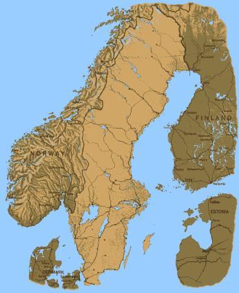 National Park area 4 National Parks and 2 Natur Reservs Sami core area