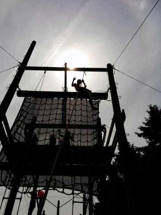 High Ropes (Ladder & Net Climb) Take on the ladder and net climbing challenges they're not as easy as they look!