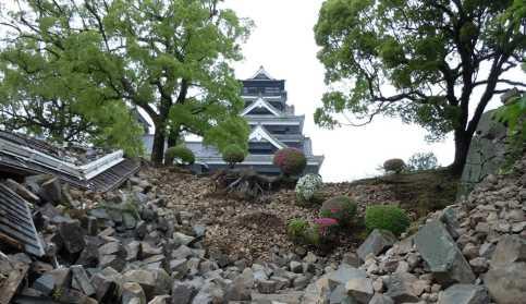 9 Kyushu Due to the impact of the Kumamoto earthquake in 2016, the views in famous parts of Kyushu were greatly damaged and the number of visitors to tourism area and overnight guests decreased.