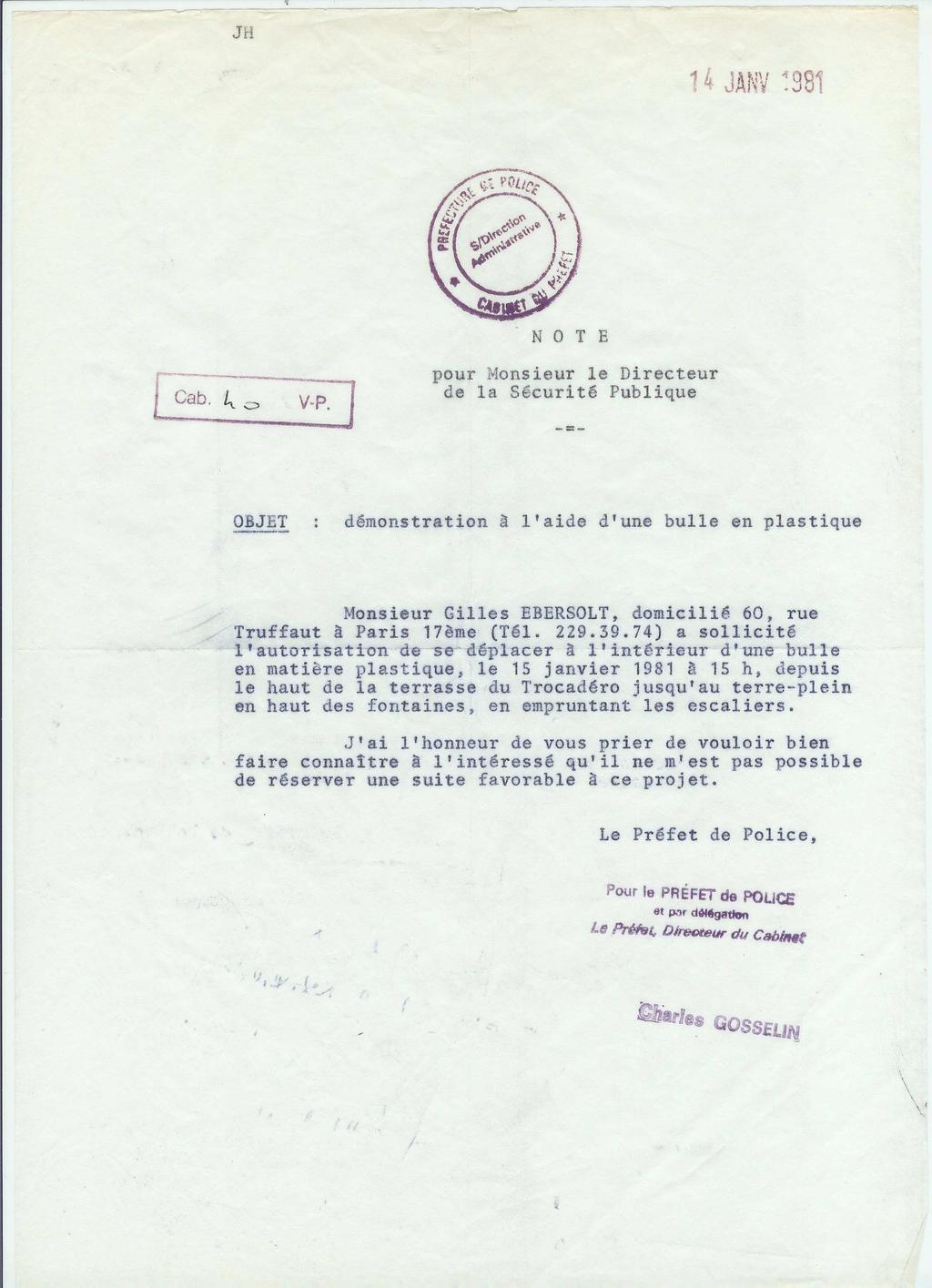 January 1981 : Recognition of the existence of the Ballule by the public authorities.