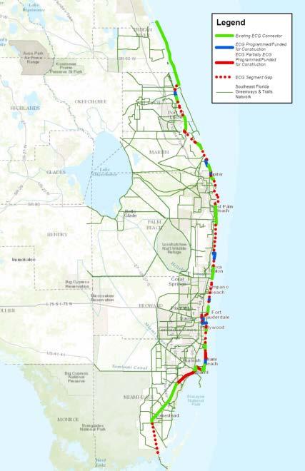 6. Public/Private Investment EAST COAST GREENWAY - SOUTHEAST FLORIDA REGION COUNTY FUNDS EXPENDED TO-DATE FUNDS CURRENTLY PROGRAMMED PRIORITY GAP ESTIMATES* Indian River $7,500,000 $0 $0 St.