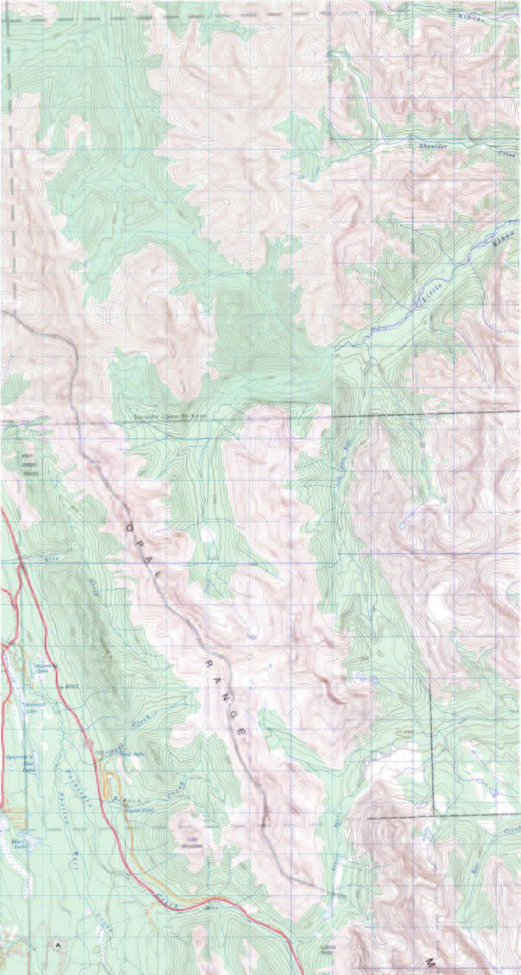 SEE VOLUME 1 5 North Fork Tarn 49A 48 EVAN-THOMAS PASS North Fork 49 MAP 6 Romulus Remus 49.