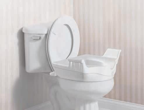 WHAT S NEW: LOCKING ELEVATED TOILET SEAT WITH SUPPORT HANDLES