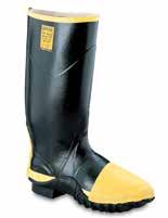 RUBBER SAFETY FOOTWEAR 2169 R6130 2149 R2145 6145 Ranger Flex-Gard Safety Pac Specialized compound prevents ozone deterioration SAFE-TOE steel toe protects against crush and impact hazards Metatarsal
