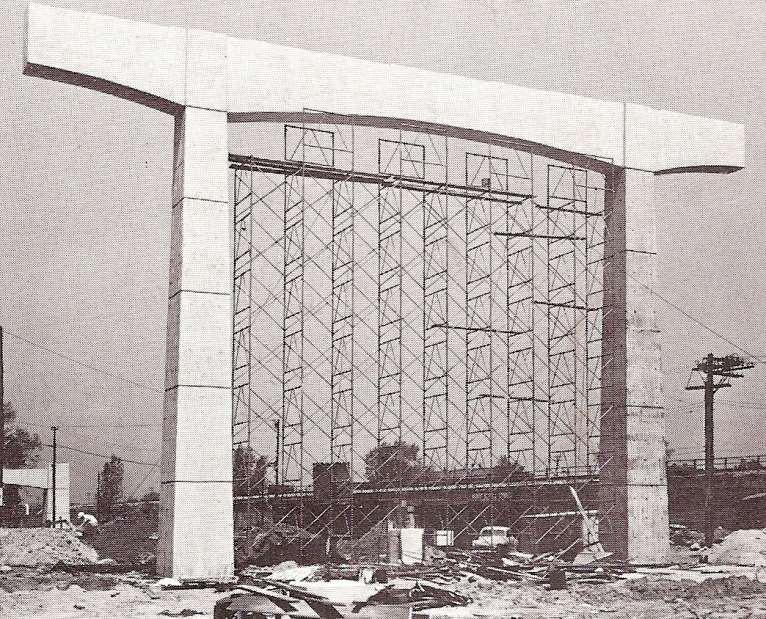 THIS STRUCTURE BUILT IN 1957 WILL CARRY SIX LANES OF THE CALUMET SKYWAY