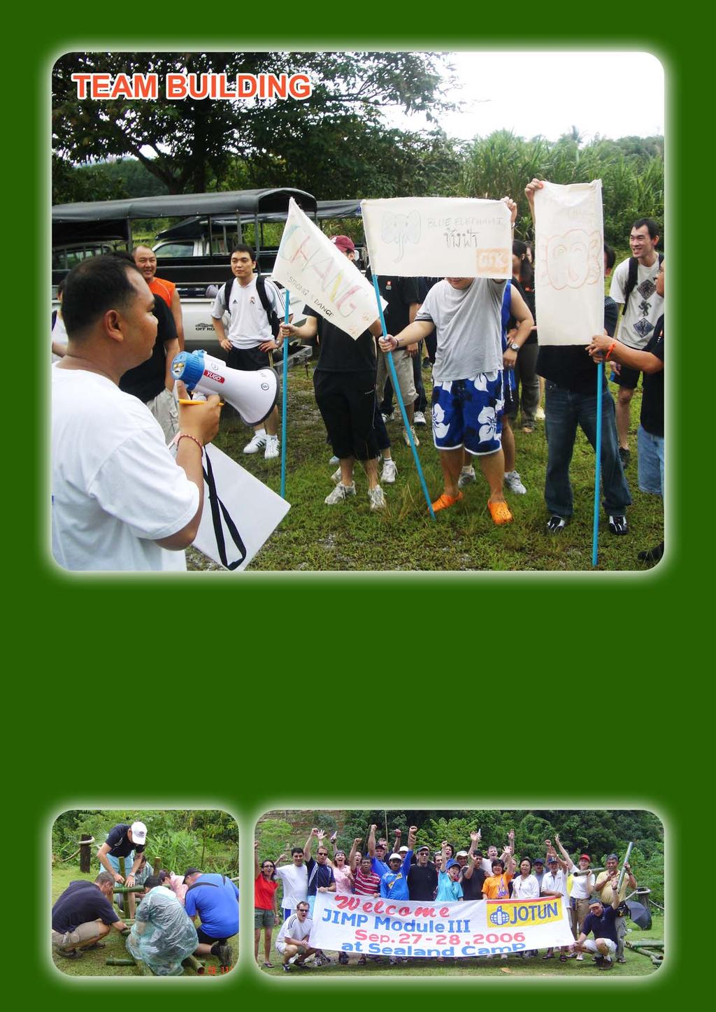 Team Building Sealand Camp's experiential-based teambuilding programs are specifically designed to meet the objective of your organization, whether by creativity, improving support, planning, trust,