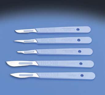Disposable Scalpels Swann-Morton scalpels with stainless steel blades Disposable affordability with high quality Sterile Product No.