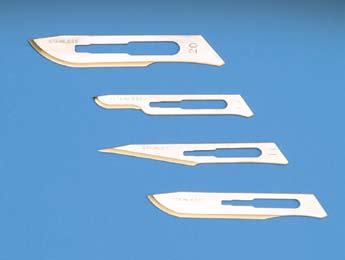 IonFusion Disposable Scalpel Blades The result of years of metallurgical research A superior quality blade that functions at unprecedented levels Stainless steel treated with an ion annealing process