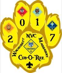 Nashua Valley Council Boy Scouts of America Cub-O-Ree A Gathering of Cub Scouts Theme: Cub-O-Ree A Gathering of Cub Scouts Date: October 14 15, 2017 Time: Day Events Saturday - 9:00 AM 4:00 PM