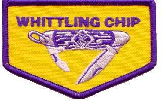 Whittling Chip Requirements Bear Scouts may earn the privilege of carrying a pocketknife to Cub Scout functions when required and asked to do so.