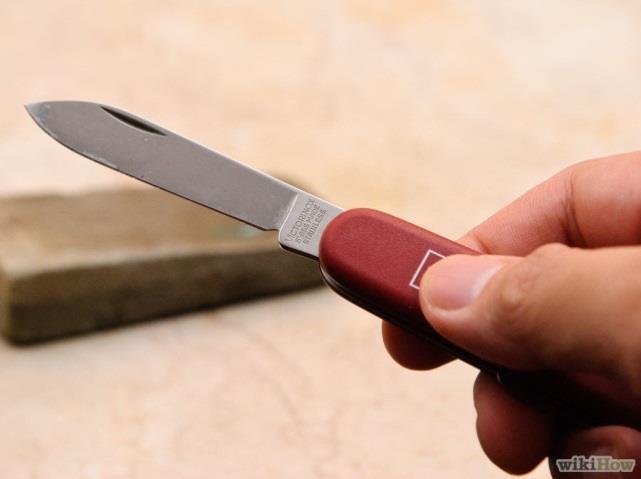 If you are wary of sharpening your knife without knowing the exact angle, you can go into your local knife shop for help, or call the manufacturer of the knife.