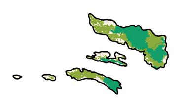 16. Bahamian Antillean Mangroves 4,771 km 2 remnant habitat 17.