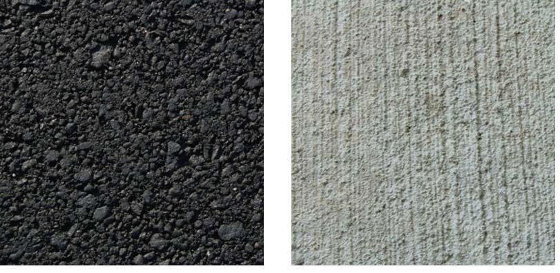 Crushed aggregate treads can be constructed by mechanically compacted crushed rock that contains a range of particle sizes (typically 2 cm or less, including a proportion of crushed