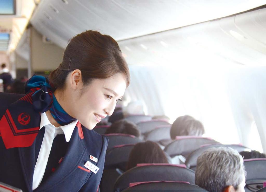 Considering the comfort of every individual passenger In-flight comfort is composed of three personal elements: the facilities (e.g., the aircraft and seats); the services (e.g., in-flight meals and entertainment); and the hospitality provided by every cabin attendant.