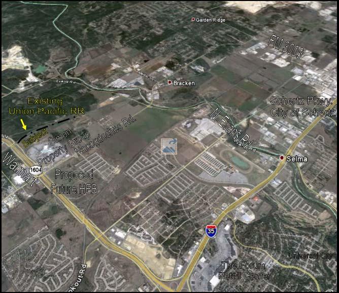 +/ 51.27 A N. L 1604 N R ± 51.27 Acres Fore Sale Frontage on Loop 1604 West of Nacogdoches Access from Nacogdoches Rd.