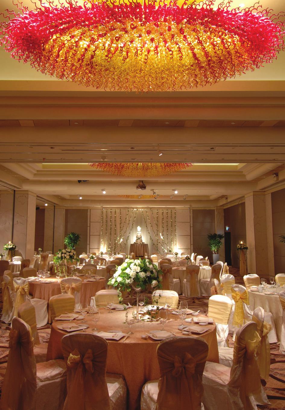 MEETINGS & EVENTS Capacities & Dimensions Length Width Ceiling Height Square Footage Classroom (3) Theatre Conference Banquet U-Shape Reception LEVEL 3 Grand Ballroom 103'10" 66'8" 13' 6,798 400 550