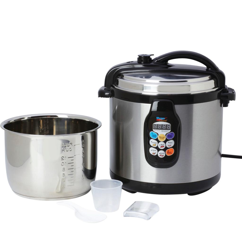 THE ELECTRIC COLLECTION Continued 3 in 1 cooker Pressure Cooker Slow Cooker Rice Cooker 6.