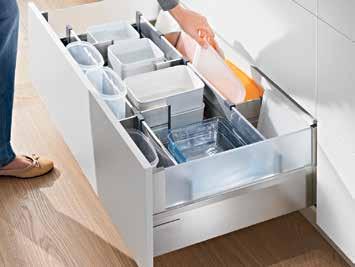 Recommended Configurations A guide for choosing your ORGA-LINE for deep drawers For TANDEMBOX antaro & TANDEMBOX intivo Not sure how many cross or lateral dividers to choose for your deep
