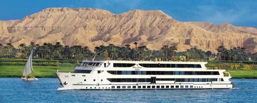 Egyptian Classic 8 Days Cruise the Nile in style at a leisurely pace on the Oberoi Zahra, the most modern luxury cruise ship on the Nile.
