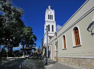 On the eastern side of the main square stands the church of Santa Barbara Usaquén, which dates back