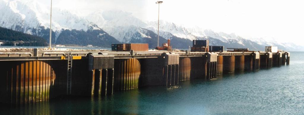 OPEN CELL SHEET PILE Technology Retaining Wall System Patents Obtained by PND Engineers ARRC Dock, Seward, Alaska Patent 6.715.964 B2 Patent 7.018.141 B2 Patent 7.488.