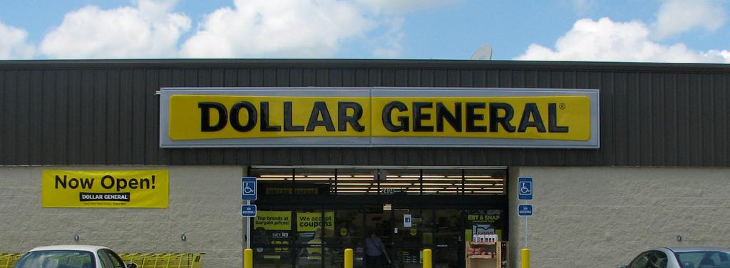 Tenant Dollar General Dollar General has more than 11,700 discount stores in 43 states, primarily in the southern and eastern US, the Midwest, and the Southwest.