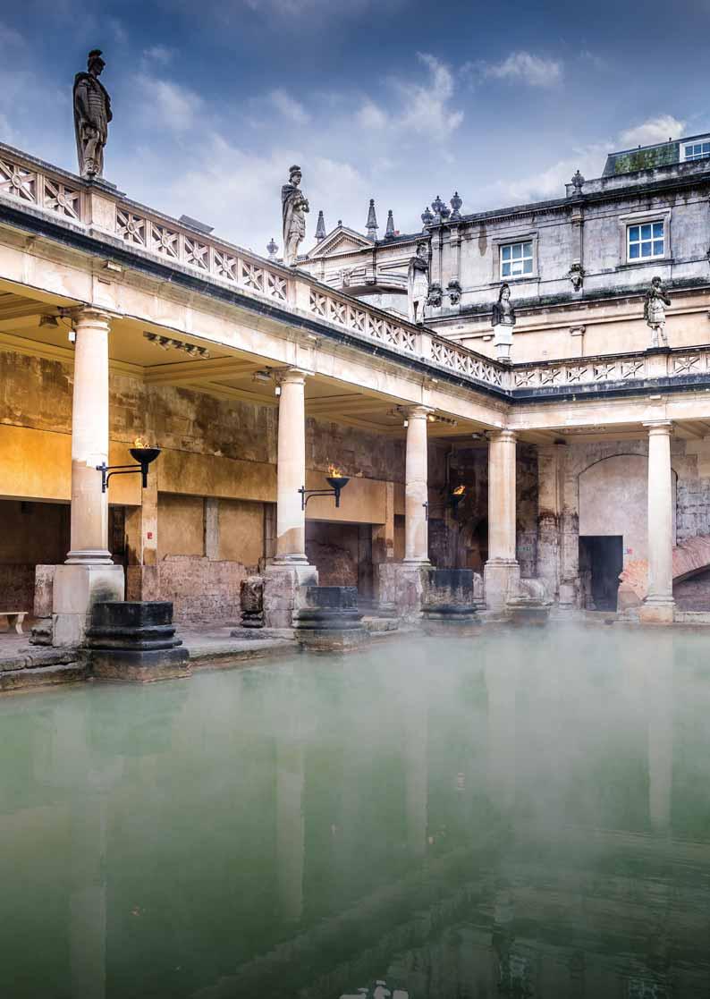 At the heart of Bath stands the remains of one of the finest spas of the ancient world.
