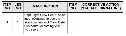 Preamble Policy Section 1 A) Before door close: Captain, dispatcher, and the responsible maintenance personnel must exchange views with one and another regarding applicable defects.
