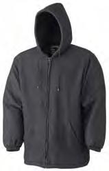closure Fleece lined drawstring hood 2 chest pockets,
