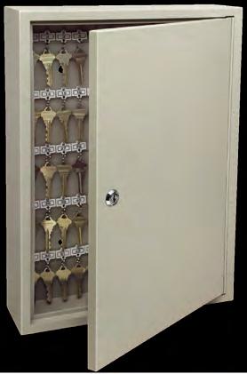 Key Cabinet Pro These heavy-duty steel key cabinets include numbered key tags with key rings and lock location chart for easy reference. Available with pushbutton or keyed lock.