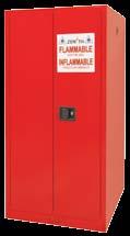 Safety Cabinets Paint/Ink Cabinets - - - a Double-wall 18-gauge welded steel construction with 1 1/2" air space a Dual 2"