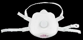 With valve 12 SAS498 N100 Particulate Respirators a Contoured facial seal, fully adjustable head straps, and adjustable nose clip offer a comfortable secure fit a Exhalation valve reduces hot air