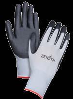 coated gloves ZX-1 Premium Nitrile Foam Palm Coated Gloves - - - a Black foam nitrile palm coating for optimal grip in dry, wet and oily conditions a Grey seamless nylon/spandex 15-gauge shell for