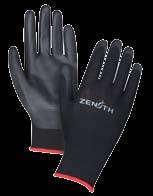coated gloves LIGHTWEIGHT NITRILE COATED gloves - - - a 13-gauge seamless nylon knit provides ultimate dexterity and reduces hand fatigue a Premium comfort and breathability a Excellent dry grip