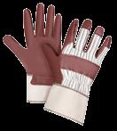Coated gloves a 10-gauge seamless knitted poly/cotton shell a Textured coating provides superior wet and dry grip a Exceptional comfort and fit a Resists abrasion, cuts and punctures a Knit wrist