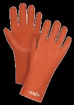 general maintenance and petrochemical industry PVC Double Dipped Green gloves - - - a Double dipped PVC offers