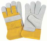 winter leather gloves Cotton Fleece-Lined Split Cowhide Fitters gloves - - - a Rugged split cowhide leather construction a Good abrasion resistance a Full cotton fleece lining provides moderate