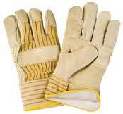 winter leather gloves Acrylic Boa-Lined Grain Pigskin Fitters gloves a Superior quality a Full acrylic Boa lining provides superior warmth a Performs better in wet applications than cowhide grain or