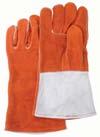 welding gloves Welders' Premium Quality Foam LineD gloves a Premium split cowhide leather construction a Excellent abrasion resistance by ZENITH SAFETY PRODUCTS a Full reinforced thumb patch extends