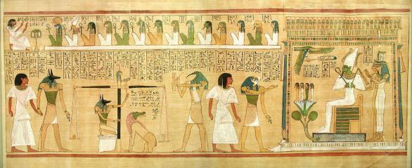 scene from the Book of the Dead, British Museum (19 th