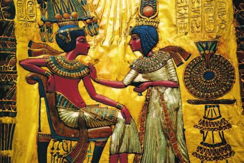 this image of the pharaoh and his wife.